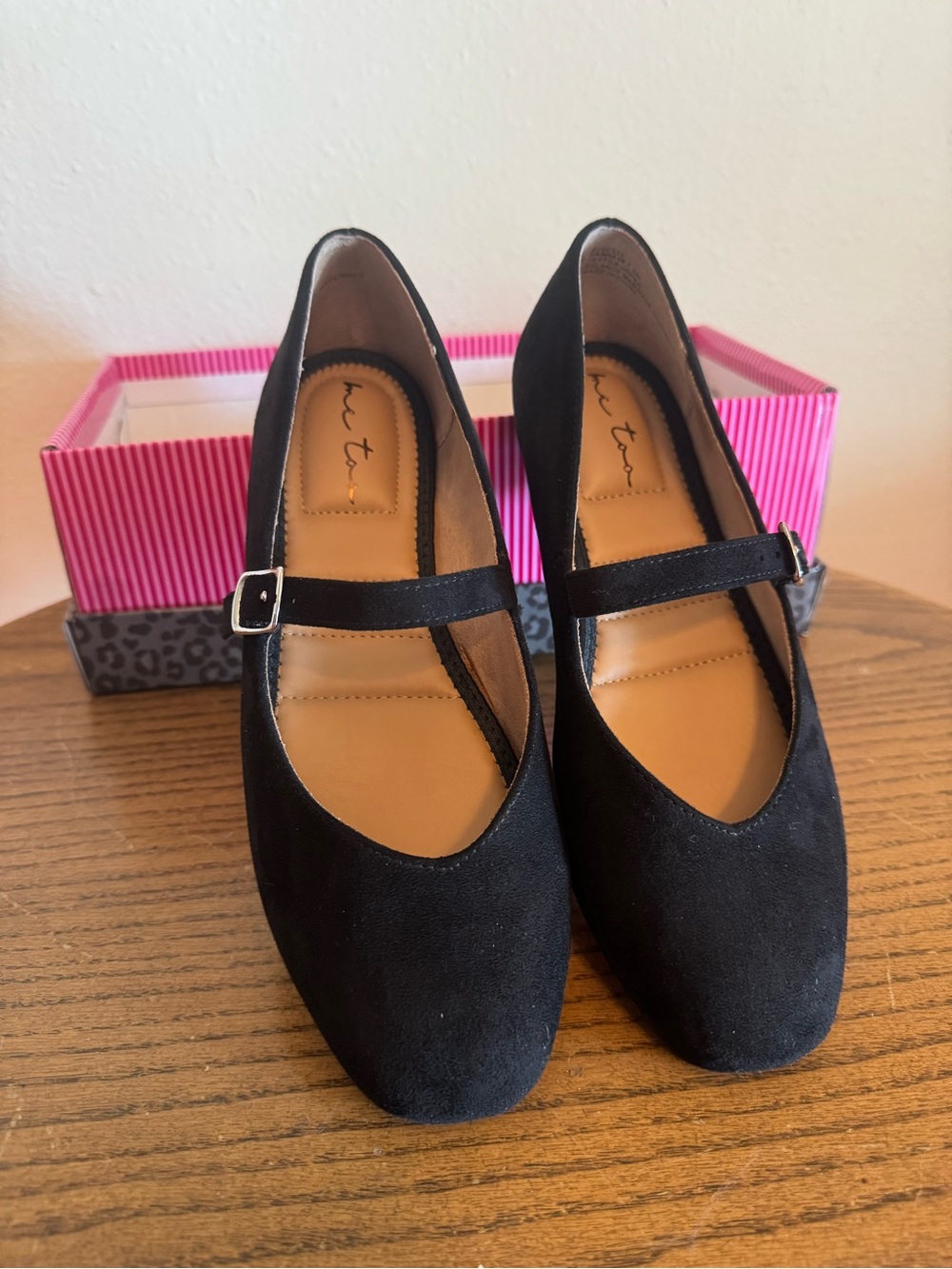 Black Suede Flats